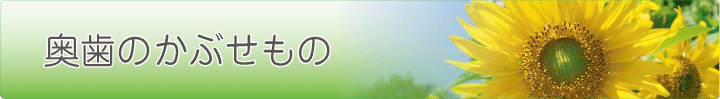 奥歯のかぶせもの